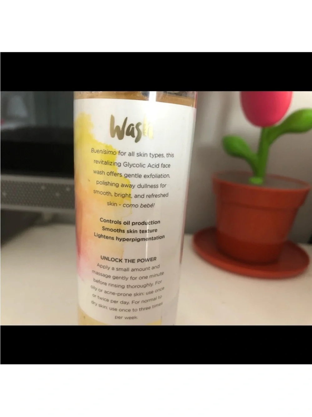 MIA wash use face